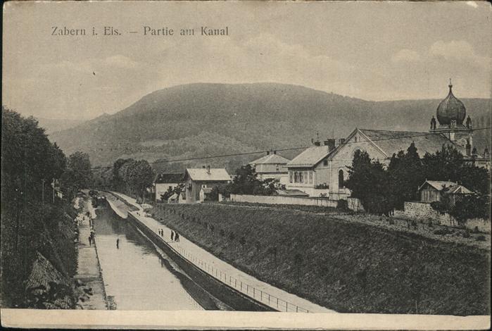 Zabern Saverne Partie am Kanal