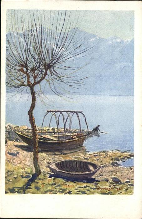 Lago Maggiore presso Locarno Nr. 8 Kuenstlerkarte