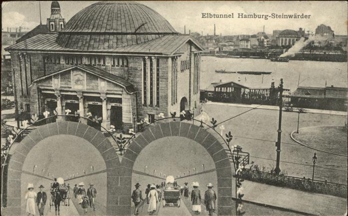 Steinwerder Hamburg Elbtunnel