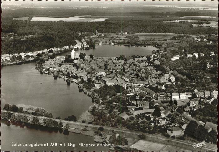 Moelln Eulenspiegelstadt Fliegeraufnahme