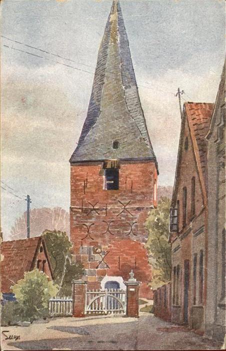 Wilhelmshaven Neuender Kirche Kuenstlerkarte