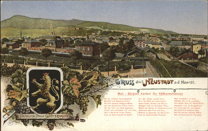 Neustadt Haardt Wappen Voelkerschaaren Spruch