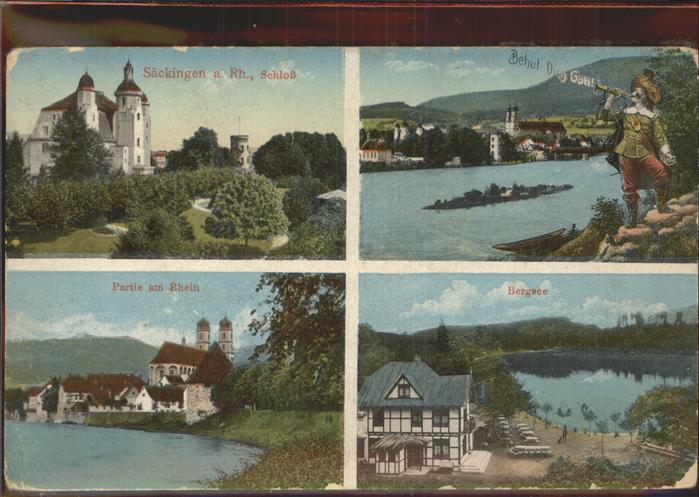 Bad Saeckingen Schloss Trompeter Bergsee