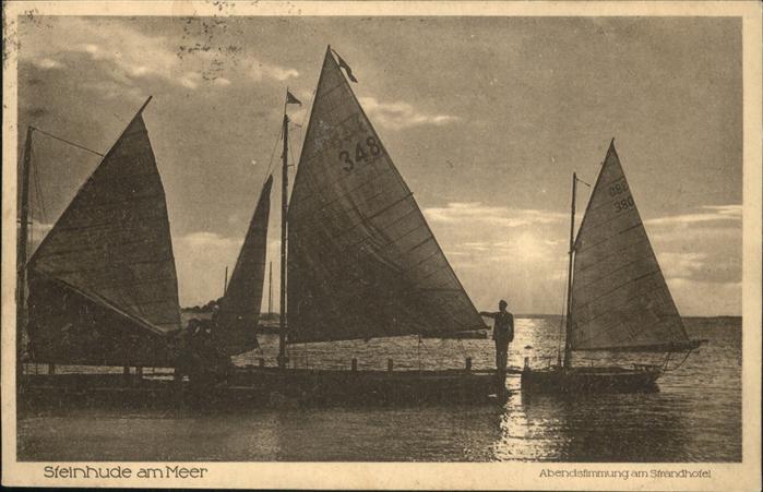Segelboote Steinhude