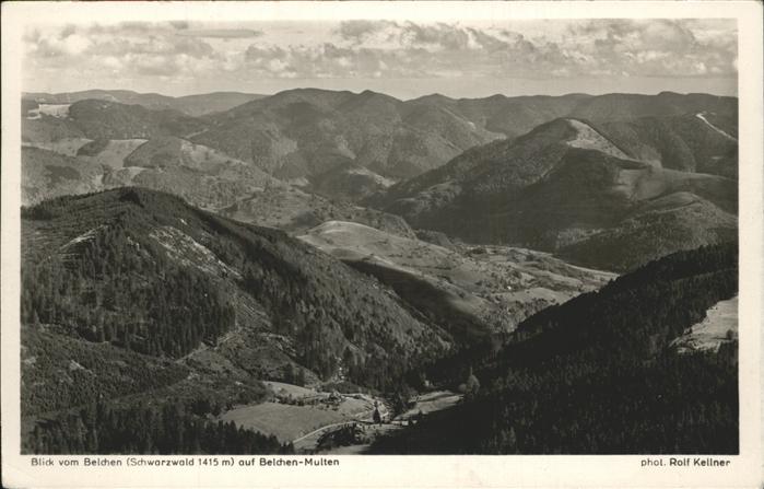 Foto Kellner Rolf Nr. 1524 Belchen-Multen Wiesental