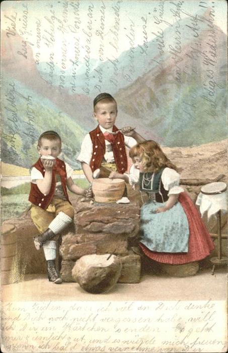 Trachten Kinder Wald Zürich