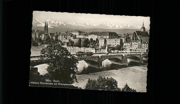 Strassenbahn Basel Mittlere Rheinbrücke