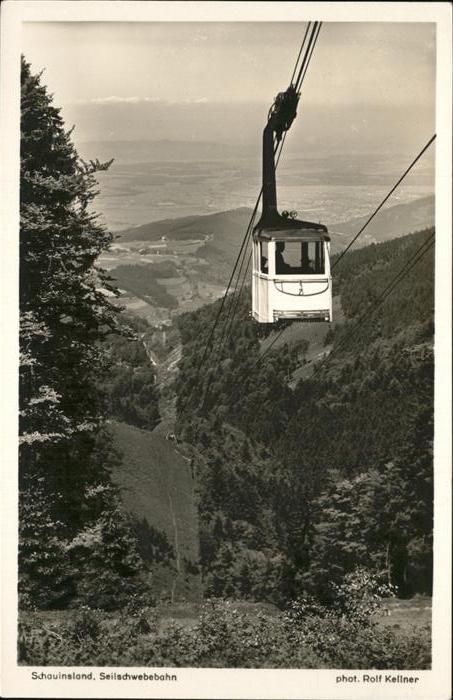Seilbahn Schauinsland Foto Rolf Kellner