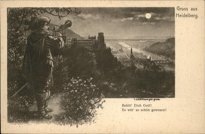 Trompeter Scheffel Heidelberg E.d. Willmann