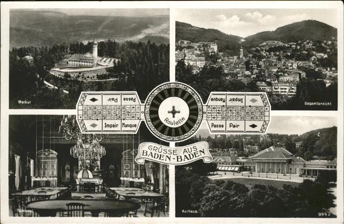 Casino Spielbank Baden-Baden Merkur Kurhaus