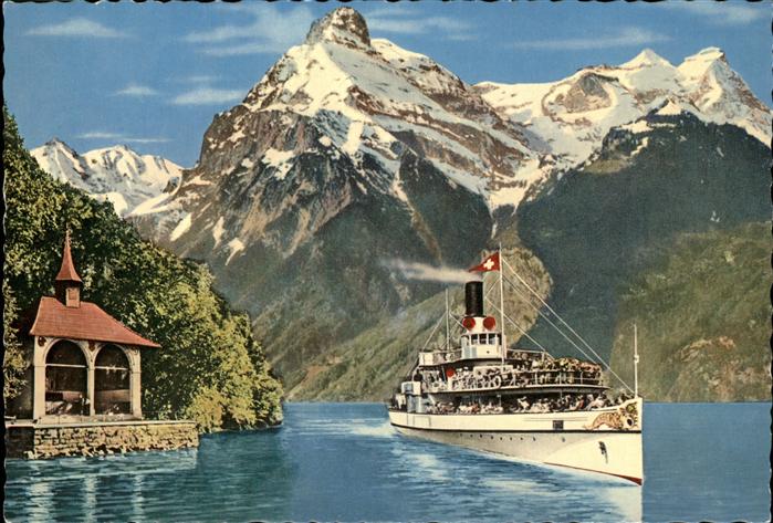 Dampfer Binnenschifffahrt Tellskapelle Urnersee