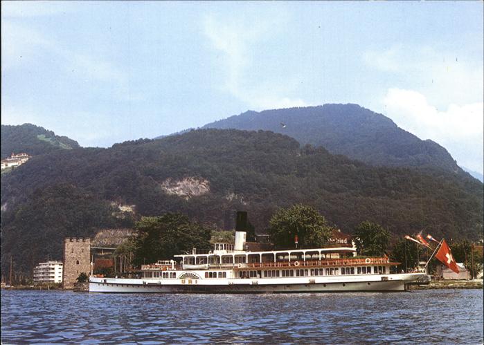 Dampfer Seitenrad DS Uri Vierwaldstättersee