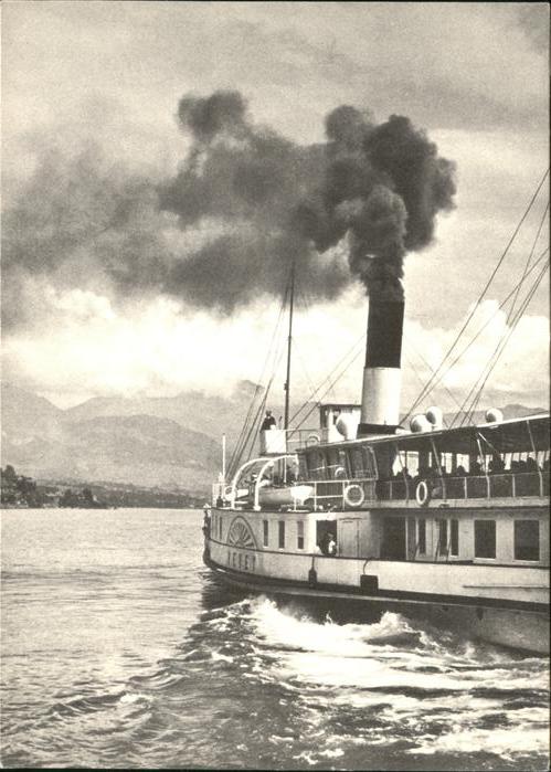 Dampfer Seitenrad Lausanne