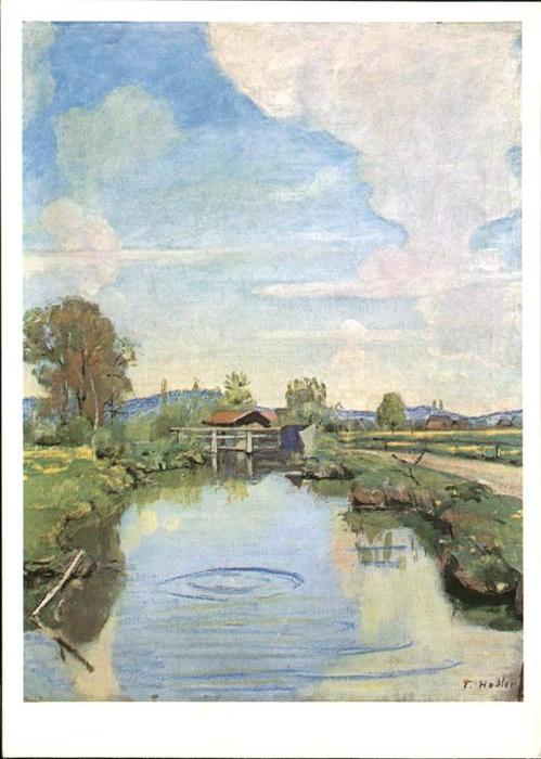 Hodler Ferdinand Aarekanal Langenthal