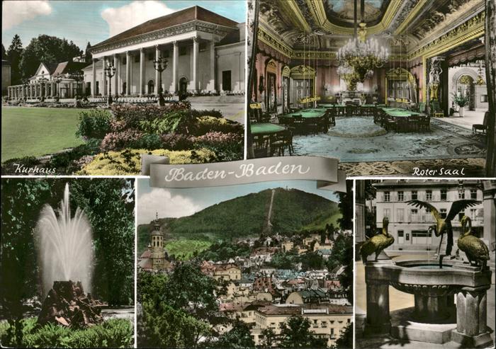 Casino Spielbank Baden-Baden Roter Saal Kurhaus