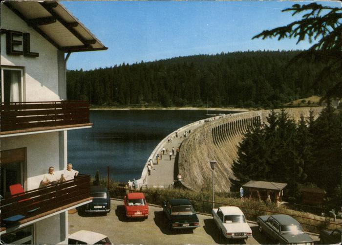 Staudamm Pumpspeicherkraftwerk Schwarzenbach Hotel Talsperre