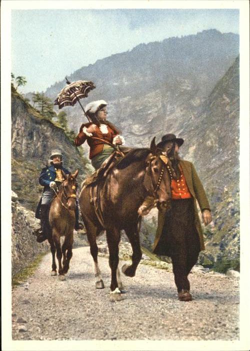 Pferde Touristengruppe