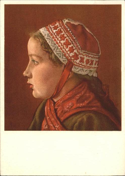 Kuenstlerkarte Francois de Ribaupierre Petite Valaisan