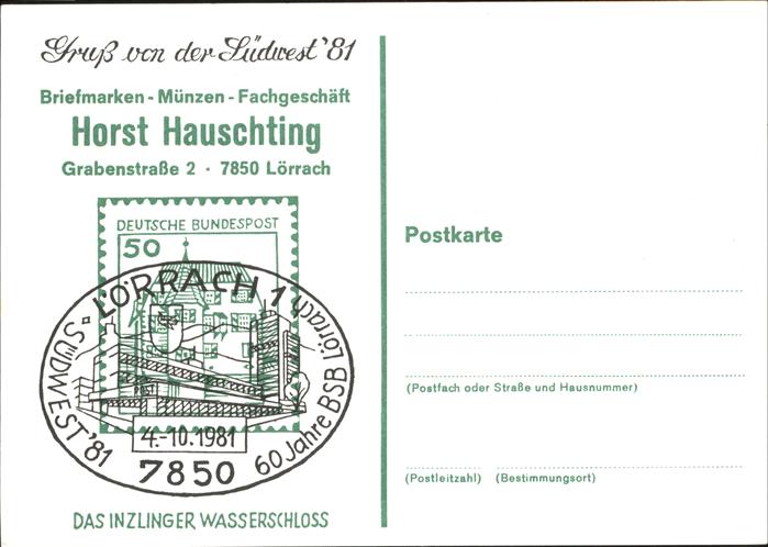 Philatelie Hauschting Lörrach Inzlingen