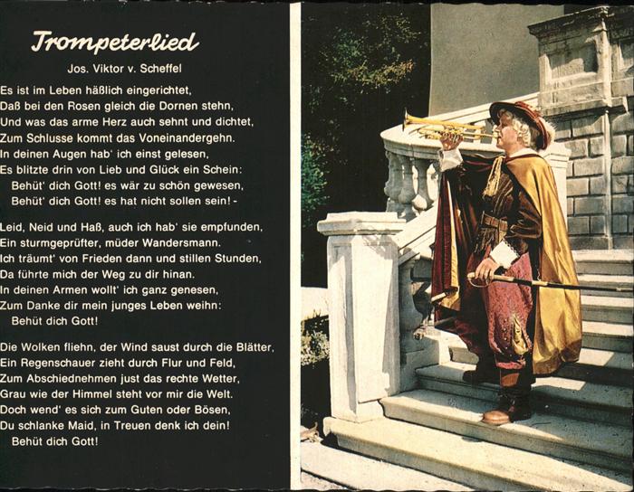 Trompeter Scheffel Trompeterlied