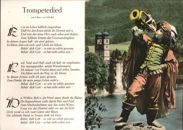 Trompeter Scheffel Trompeterlied