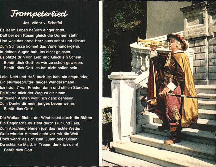 Trompeter Scheffel Trompeterlied