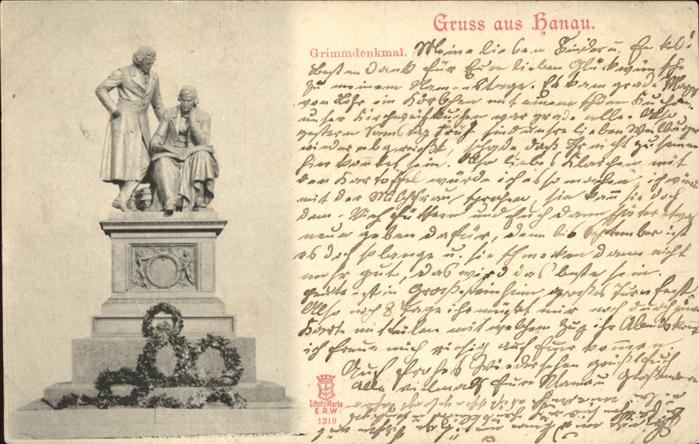 Hanau Main Grimmdenkmal