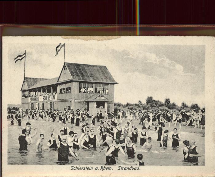 Schierstein Strandbad am Rhein