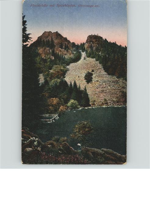 Metzeral Haut Rhin Fischbödle mit Spitzköpfen