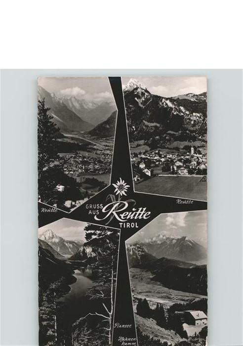 Reutte Tirol Plansee Hahnenkamm Edelweiss