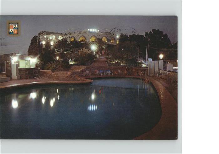 Puerto de Soller Atalaya Club Vista nocturna Schwimmbad