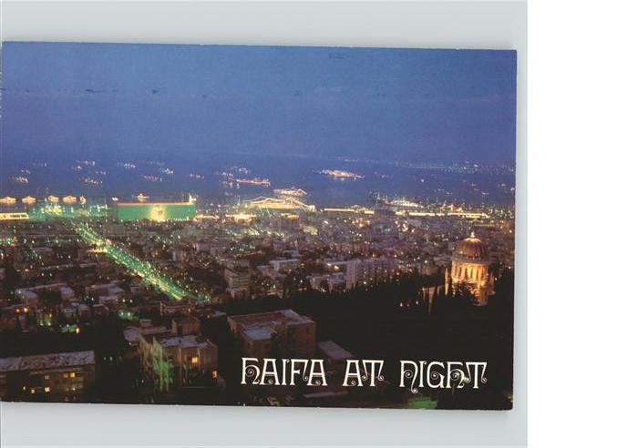 Haifa at night