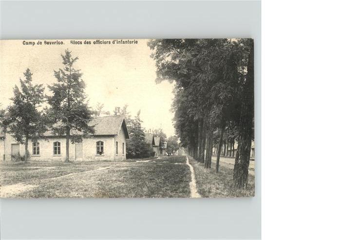Beverloo Camp Blocs des officiers d_infanterie K