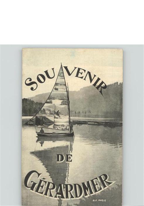 Gerardmer Vosges Bootsfahrt auf dem See