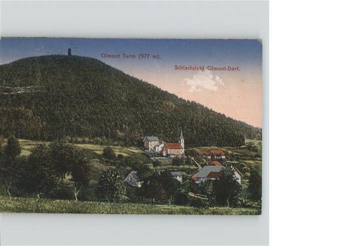 Climont Schlachtfeld Climont Dorf Kirche