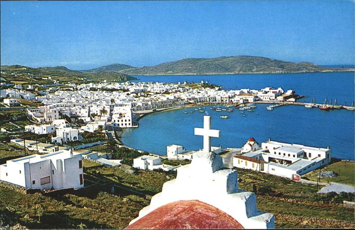 Mykonos Kykladeninsel aegaeis The world renowned dazzling white island of the Ae