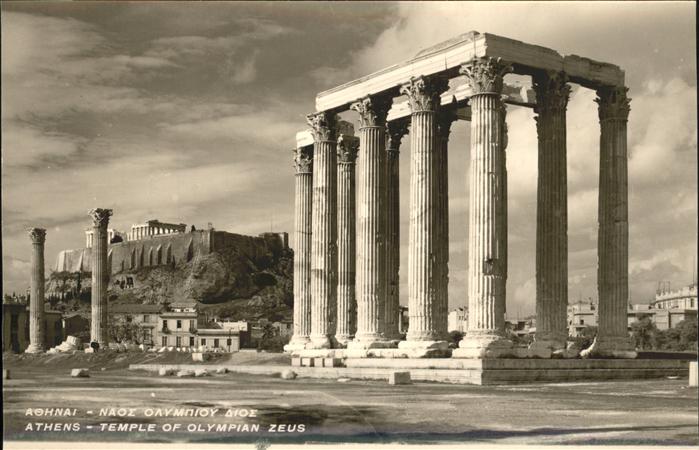 Athenes Athen Temple of Olympian Zeus