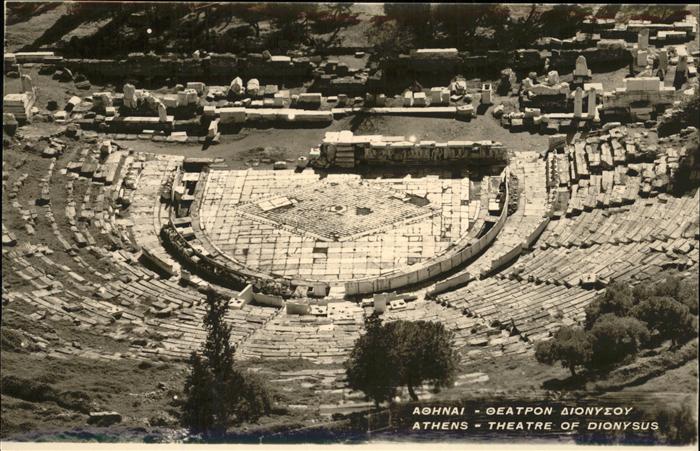 Athenes Athen Theatre of Dionysus