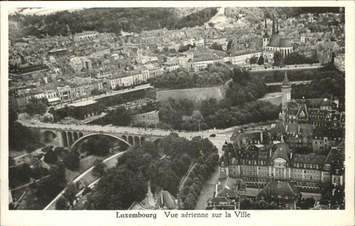 LUXEMBOURG  Luxemburg Vue aerienne sur la Ville