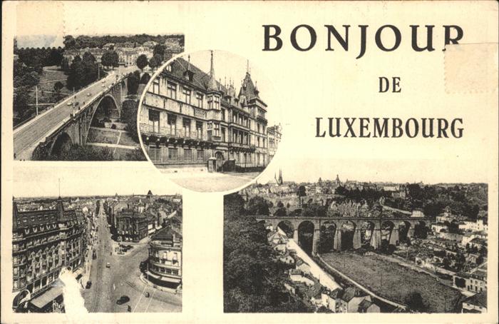 LUXEMBOURG Luxemburg Teilansichten