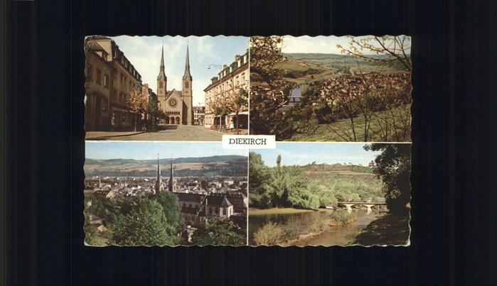 Diekirch Panorama Kirche