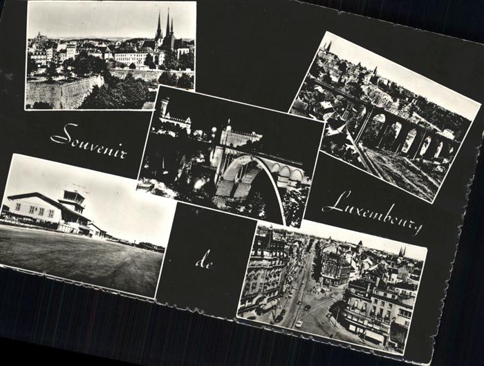 LUXEMBOURG Luxemburg Cathedrale Viaduc de Clausen Ave de Gare