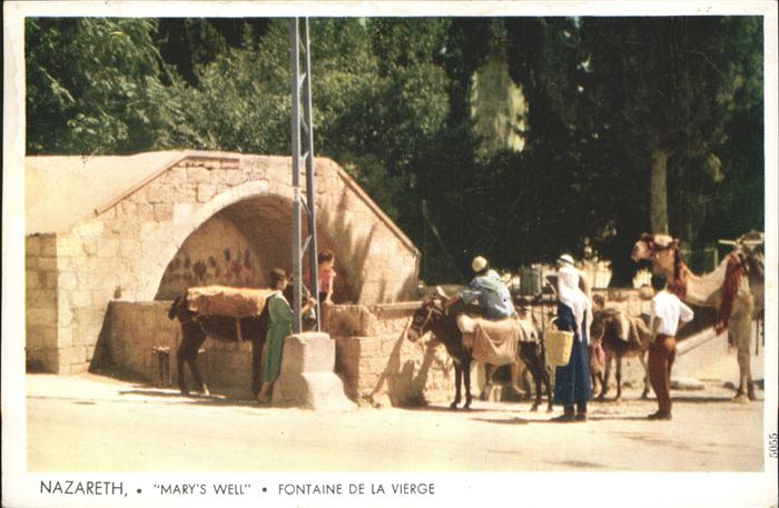 Nazareth Israel Marys Well Fontaine de la Vierge