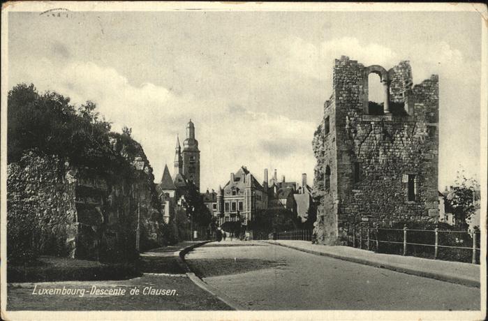 LUXEMBOURG Luxemburg Descente de Clausen