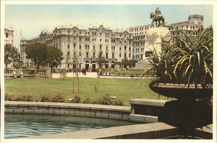 Lima Peru Gran Hotel Bolivar Plaza San Martin