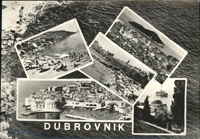Dubrovnik Ragusa Panorama mit Details