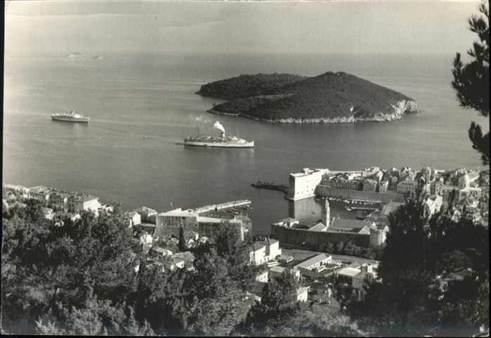 Dubrovnik Ragusa Duvstan Panorama