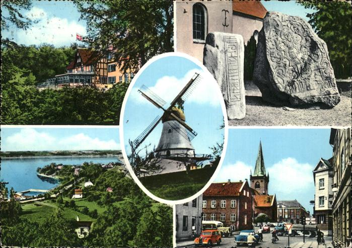 Vejle Panorama Kirche Steine Windmuehle