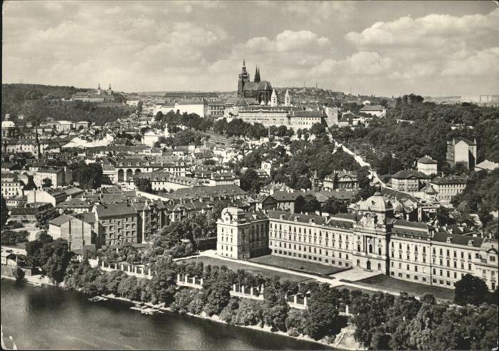 Prag Prahy Prague Ansicht der Prager Burg