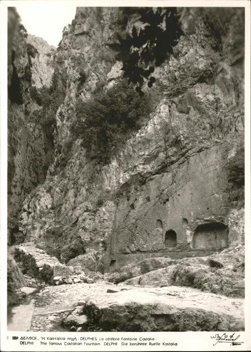 Delphi Delfi Ruelle Kastalia